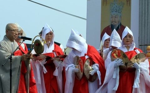 2015년 제4회 문무대왕추모예술제/ 일공스님 사진 5