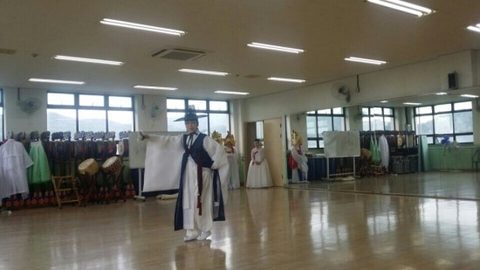 전통무용교육사 실기시험 심사를 마치고 사진 4