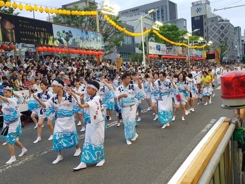 2017 일본 도쿠시마 아와오도리 축제 공연 · 사진 44